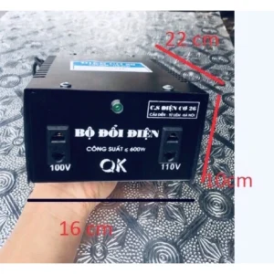 đổi nguồn 220 vôn xuống 110 vôn,100 vôn công suất 600va