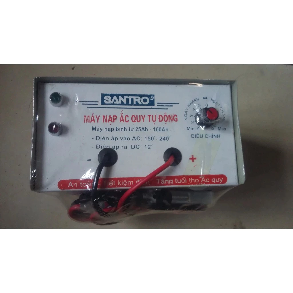 nạp ắc quy 12 vôn 100A tự ngắt